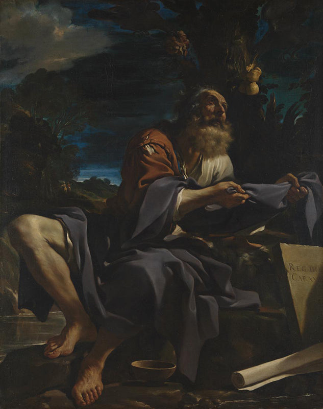 Élie alimentato dai corvi - Guercino