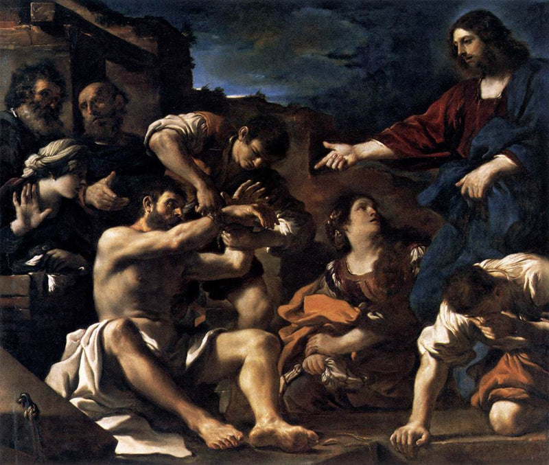 La Resurrezione di Lazzaro - Guercino