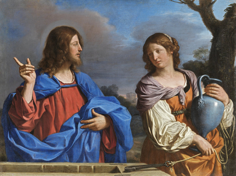 Cristo e la Samaritana - Guercino