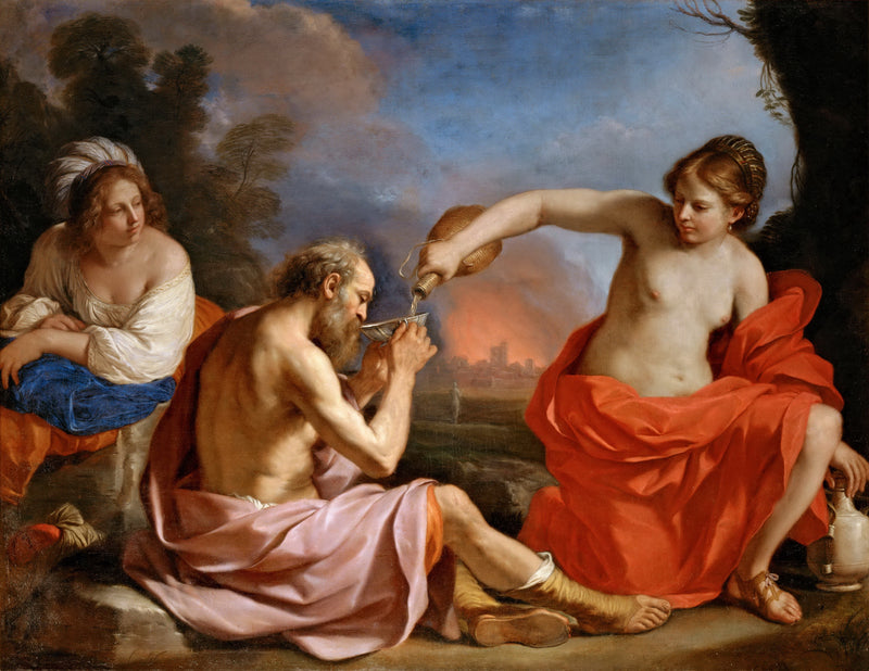 Loth e le sue Figlie - Guercino