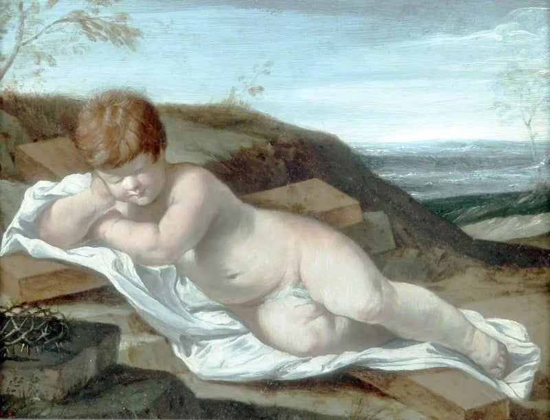 Il Bambino Gesù addormentato sulla Croce - Guido Reni