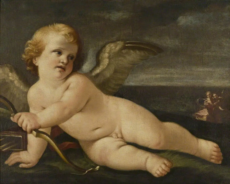 Cupido con il suo arco - Guido Reni