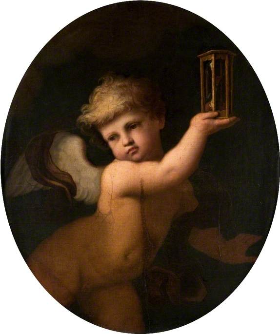 Cupidon avec un sablier - Guido Reni - Alpha Reproduction
