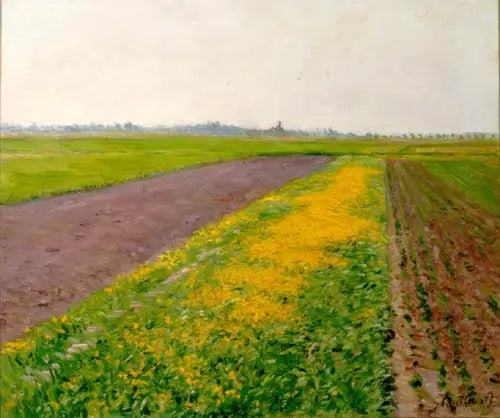 La pianura di Gennevilliers - Gustave Caillebotte