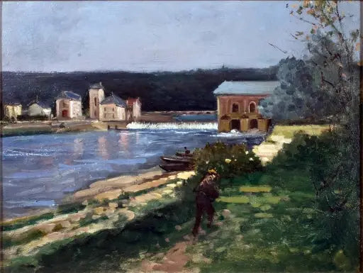 La macchina di Marly - Gustave Caillebotte