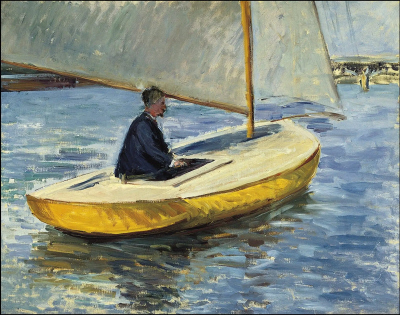La barca gialla - Gustave Caillebotte