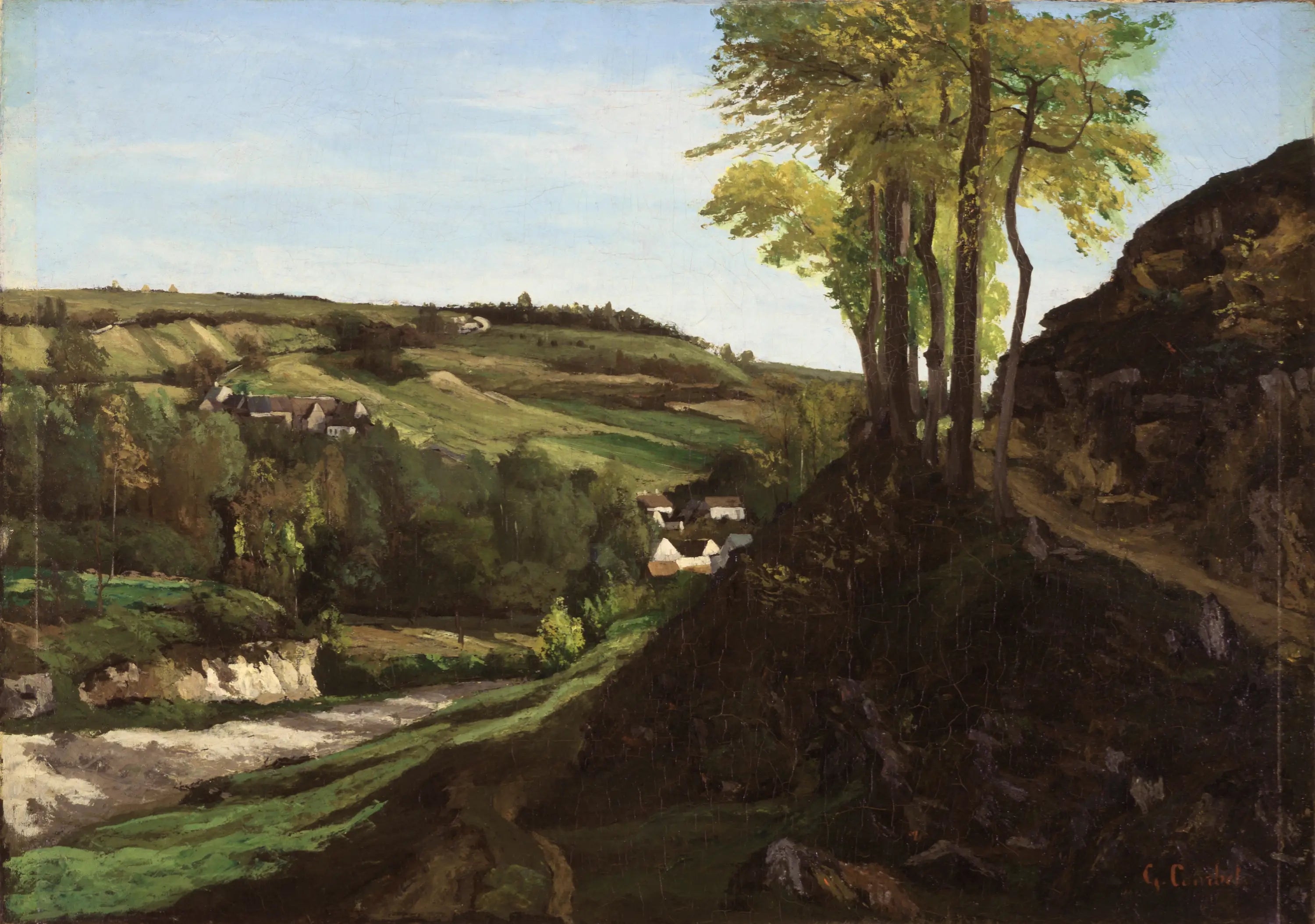 La Vallée d’Ornans - Gustave Courbet - Alpha Reproduction