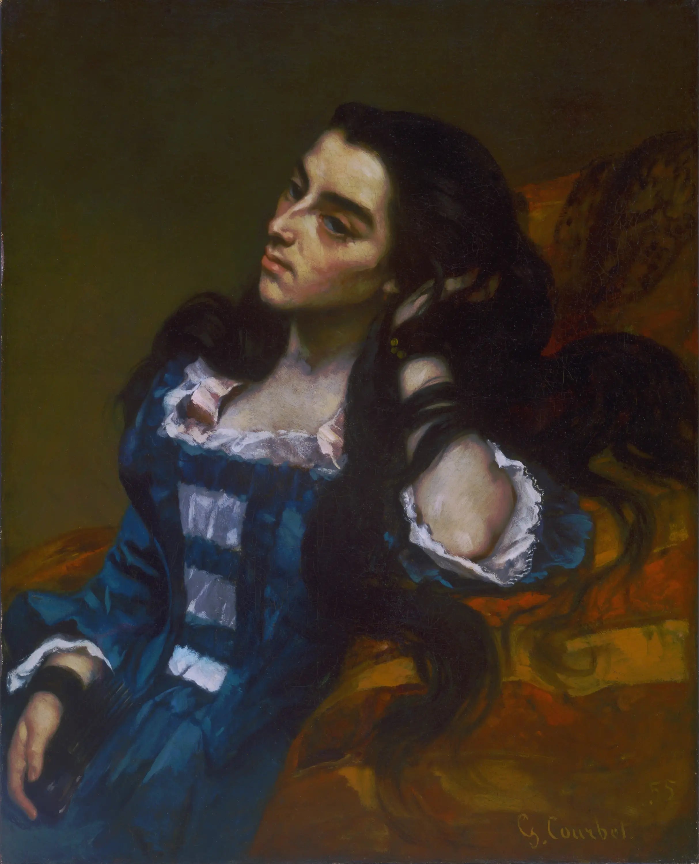 Une dame espagnole - Gustave Courbet - Alpha Reproduction
