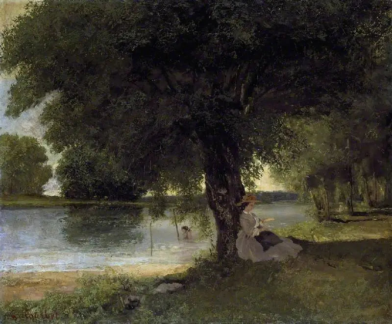 La Charente à Port-Bertaud - Gustave Courbet - Alpha Reproduction