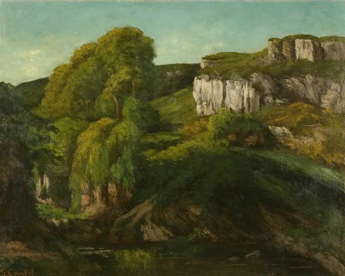 Vallée de la Loue près d’Ornans - Gustave Courbet - Alpha Reproduction
