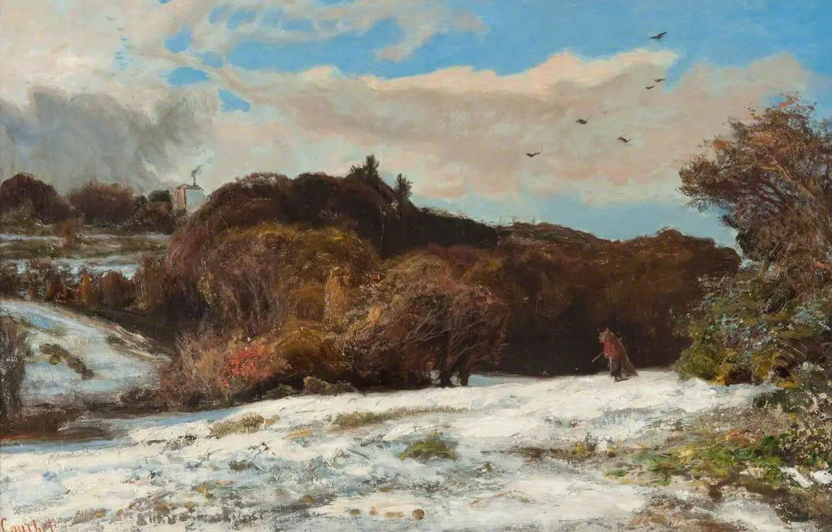 L’hiver à Ornans - Gustave Courbet - Alpha Reproduction