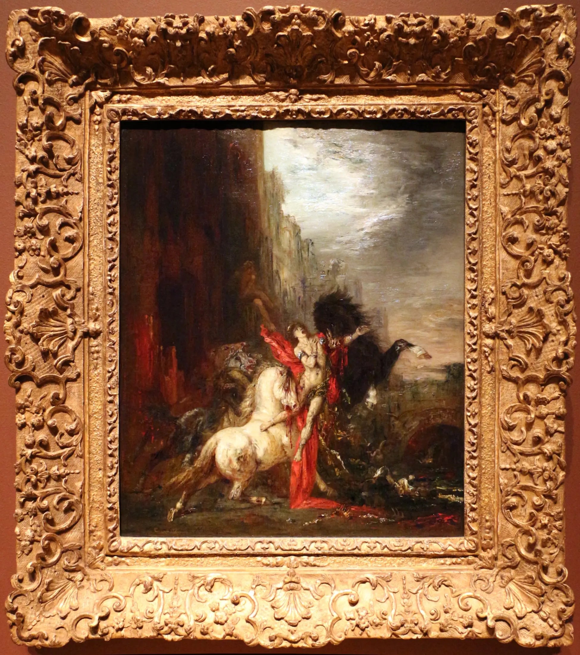 Diomède dévoré par ses chevaux - Gustave Moreau - Alpha Reproduction