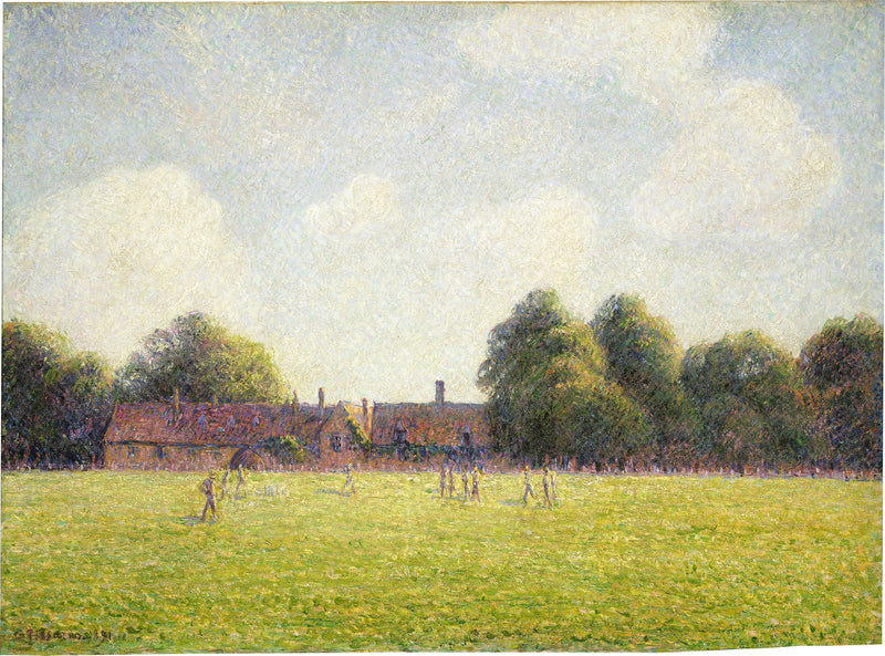 Hampton Court Green - Camille Pissarro