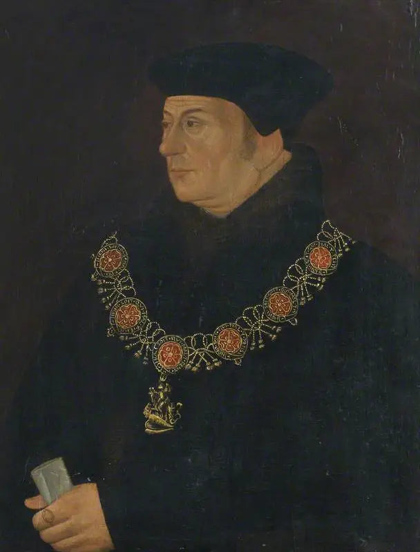 Thomas Cromwell (1485–1540) 1st Earl of Essex Chief Minister to Henry VIII - Hans Holbein le Jeune - Alpha Reproduction