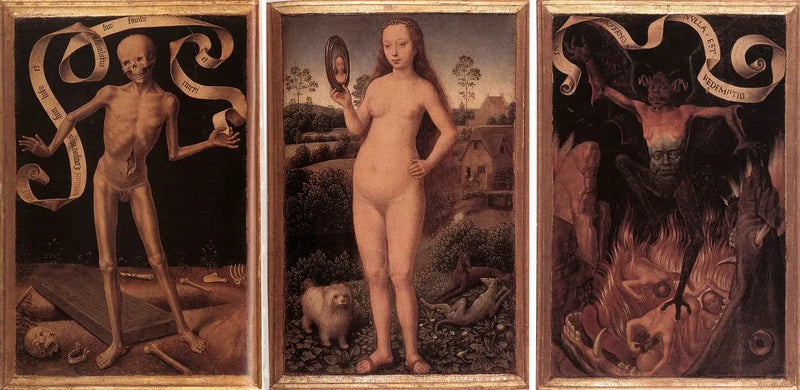 Triptyque della Vanità terrestre - Hans Memling