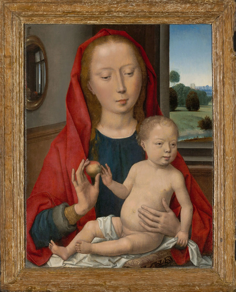 Vergine con Bambino (Chicago) - Hans Memling