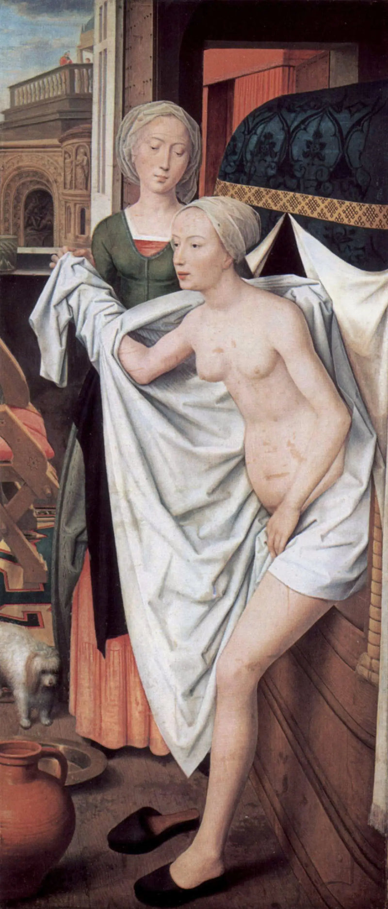 Bethsabée al bagno - Hans Memling