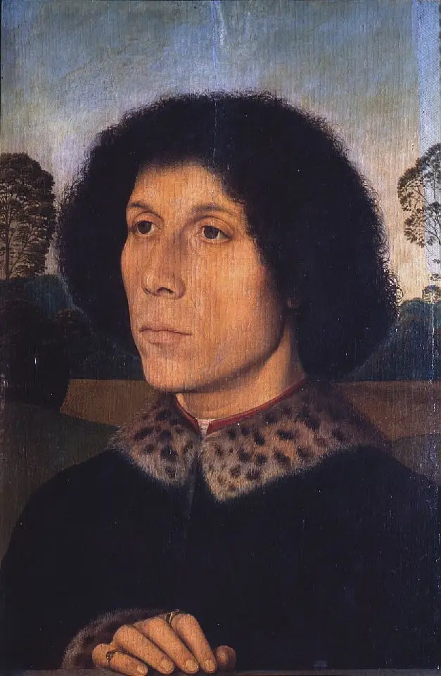 Ritratto di un uomo in un paesaggio - Hans Memling
