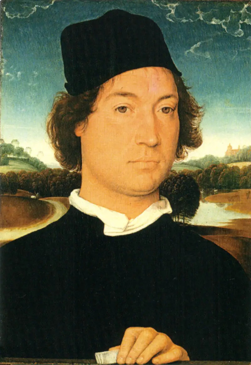 L'Uomo con la lettera - Hans Memling