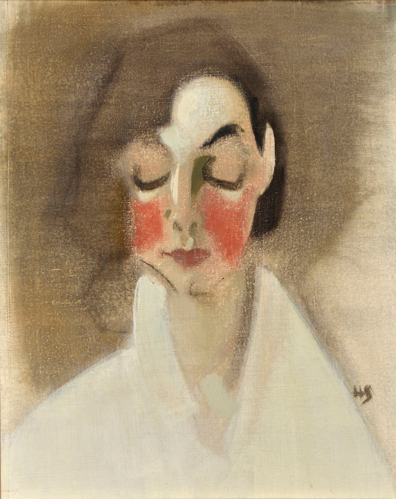 Rosy-Cheeked Girl (1927) - Helene Schjerfbeck