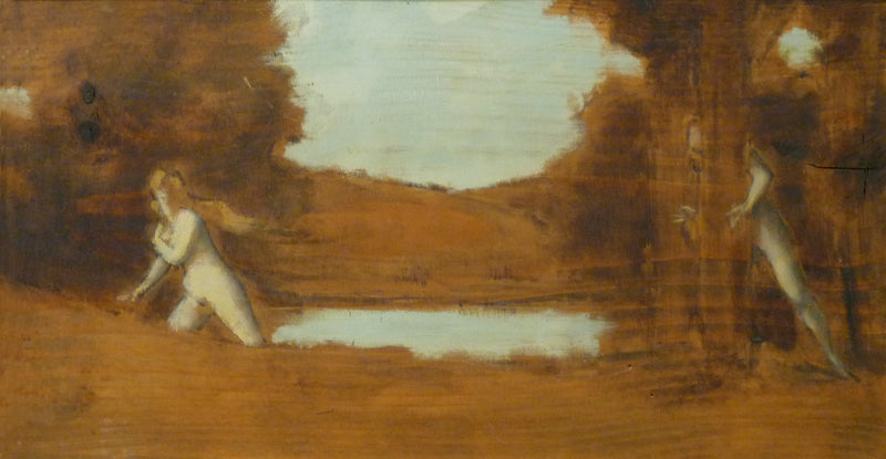 Nymphe surprise au bain - Jean-Jacques Henner