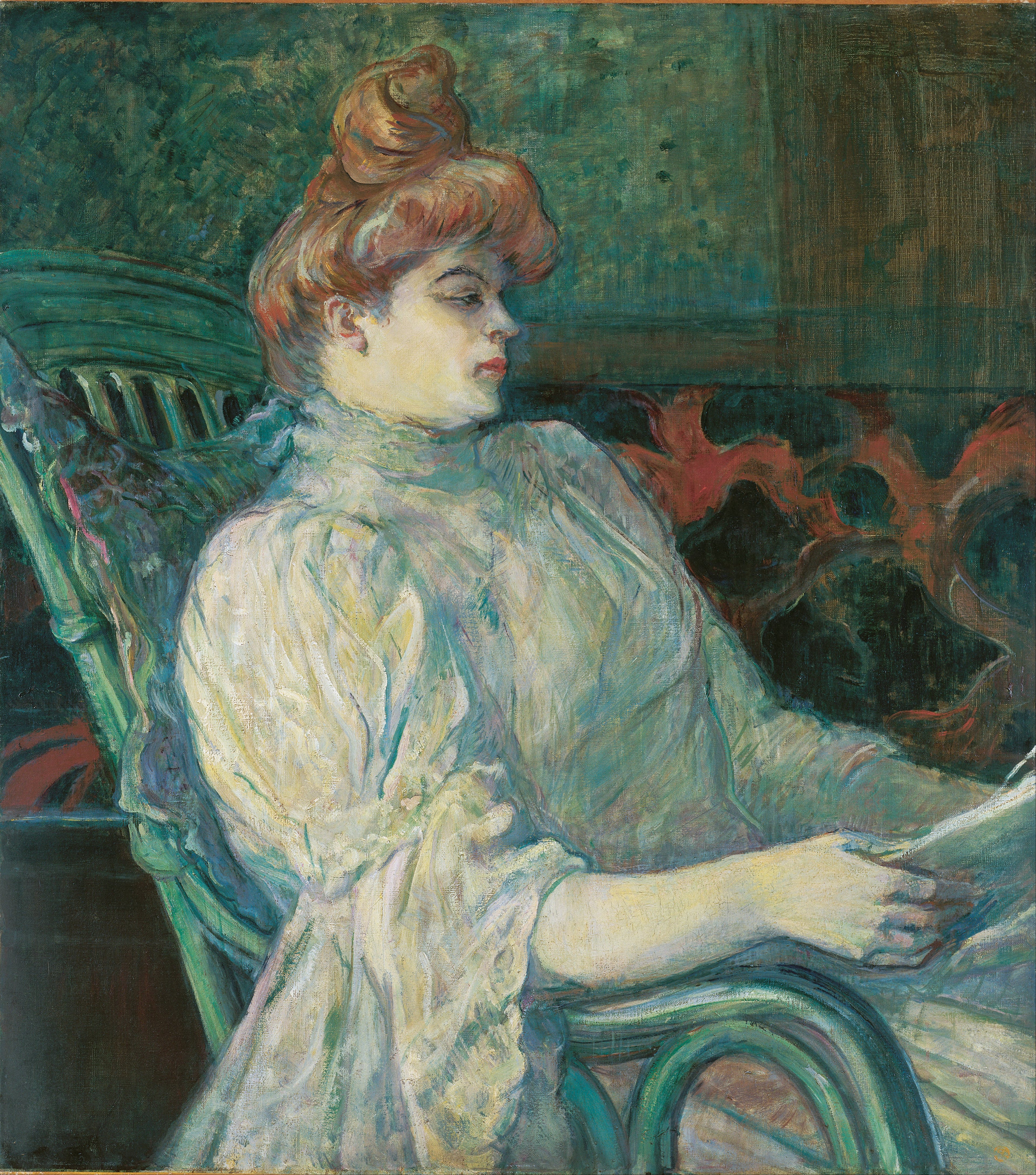 Reproduction du tableau « Madame Marthe X―Bordeaux - Henri de Toulouse-Lautrec » par Alpha Reproduction en peinture à l’huile