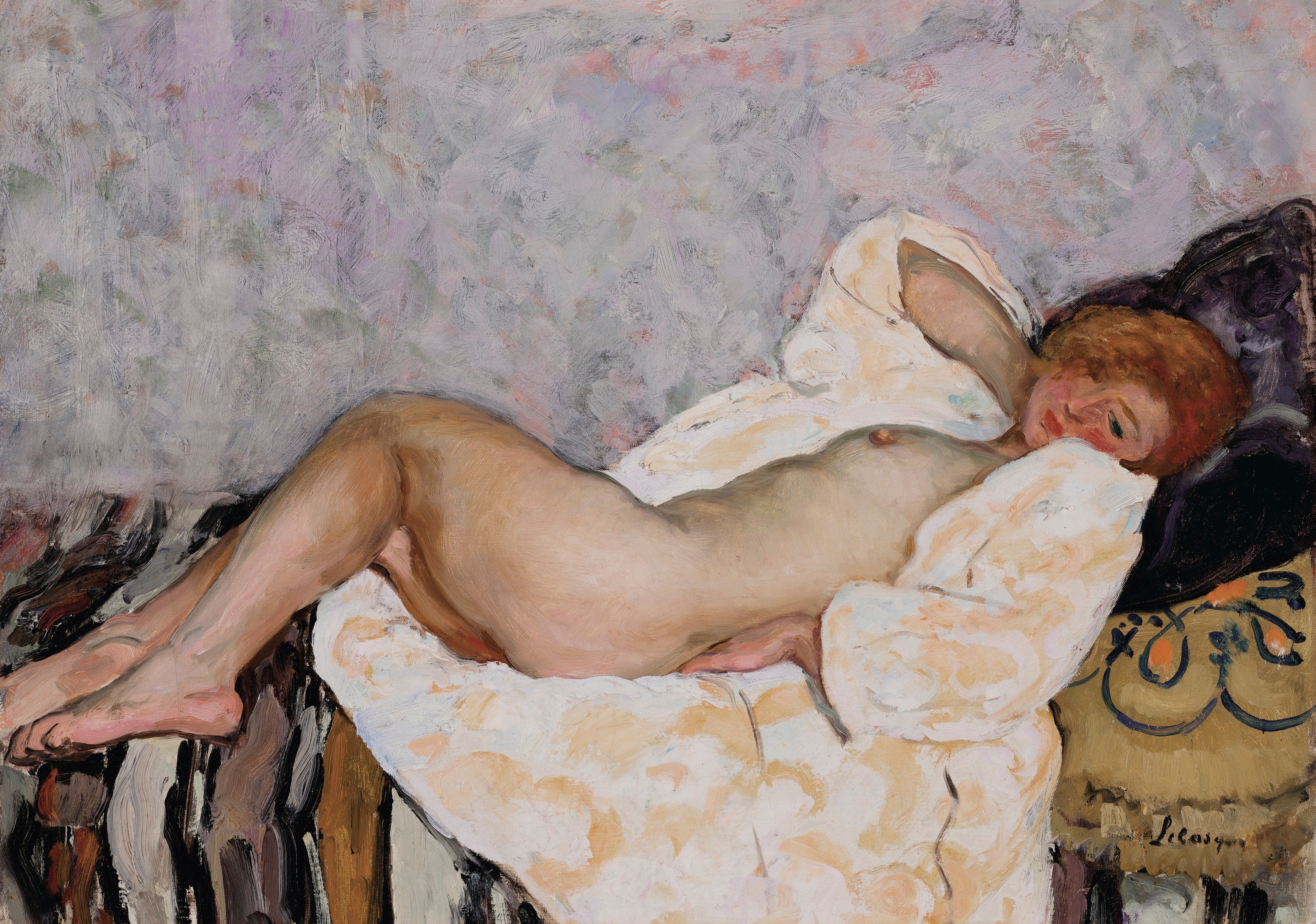 nudo sdraiato - Henri Lebasque