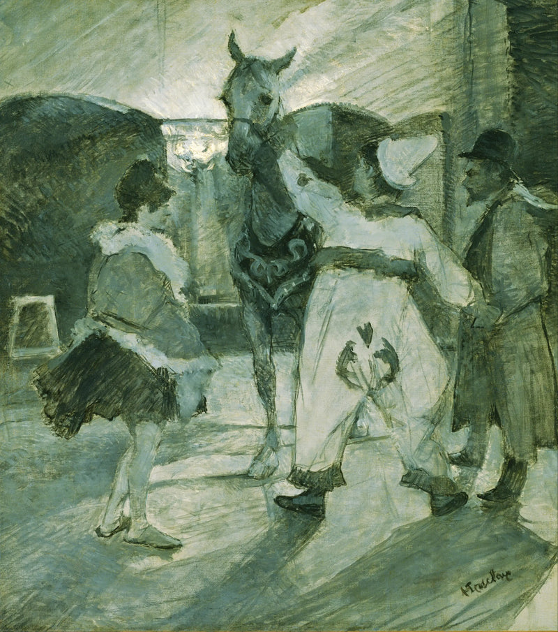 Nei retroscena del circo - Henri de Toulouse-Lautrec