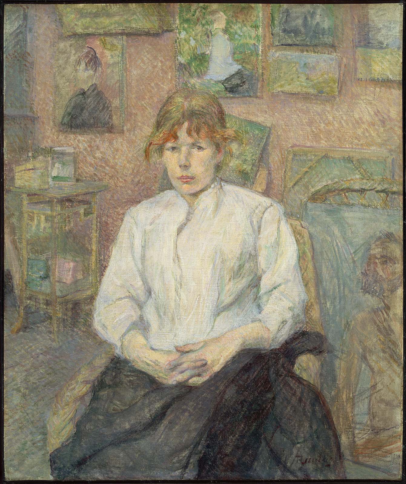 Reproduction du tableau « Carmen Gaudin dans l'atelier de l'artiste - Henri de Toulouse-Lautrec » par Alpha Reproduction en peinture à l’huile