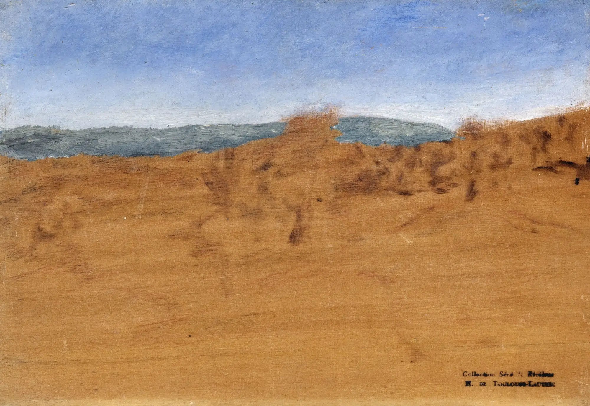 Reproduction du tableau « Paysage avec des dunes près d'Arcachon - Henri de Toulouse-Lautrec » par Alpha Reproduction en peinture à l’huile