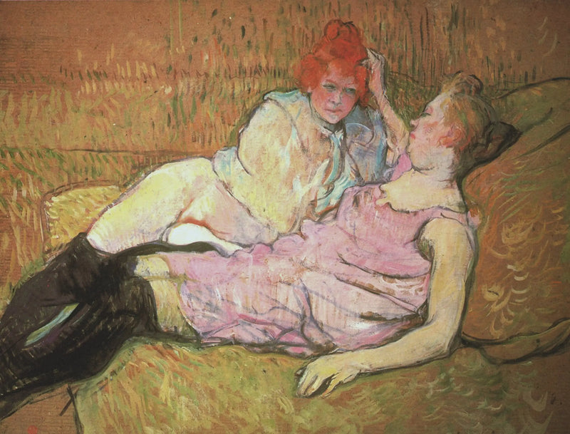 Il Divano - Henri de Toulouse-Lautrec