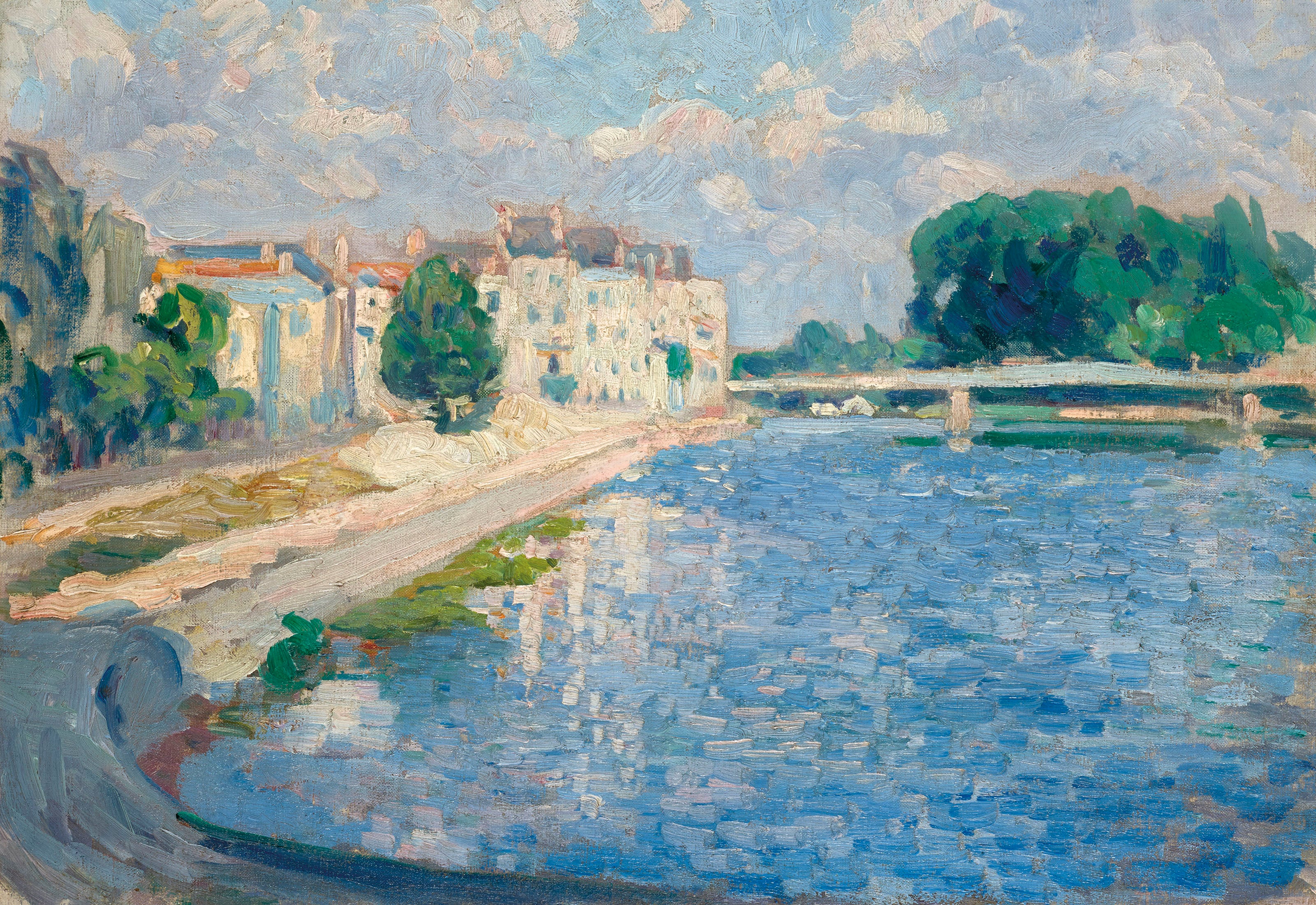 La Marna a Lagny - Henri Lebasque