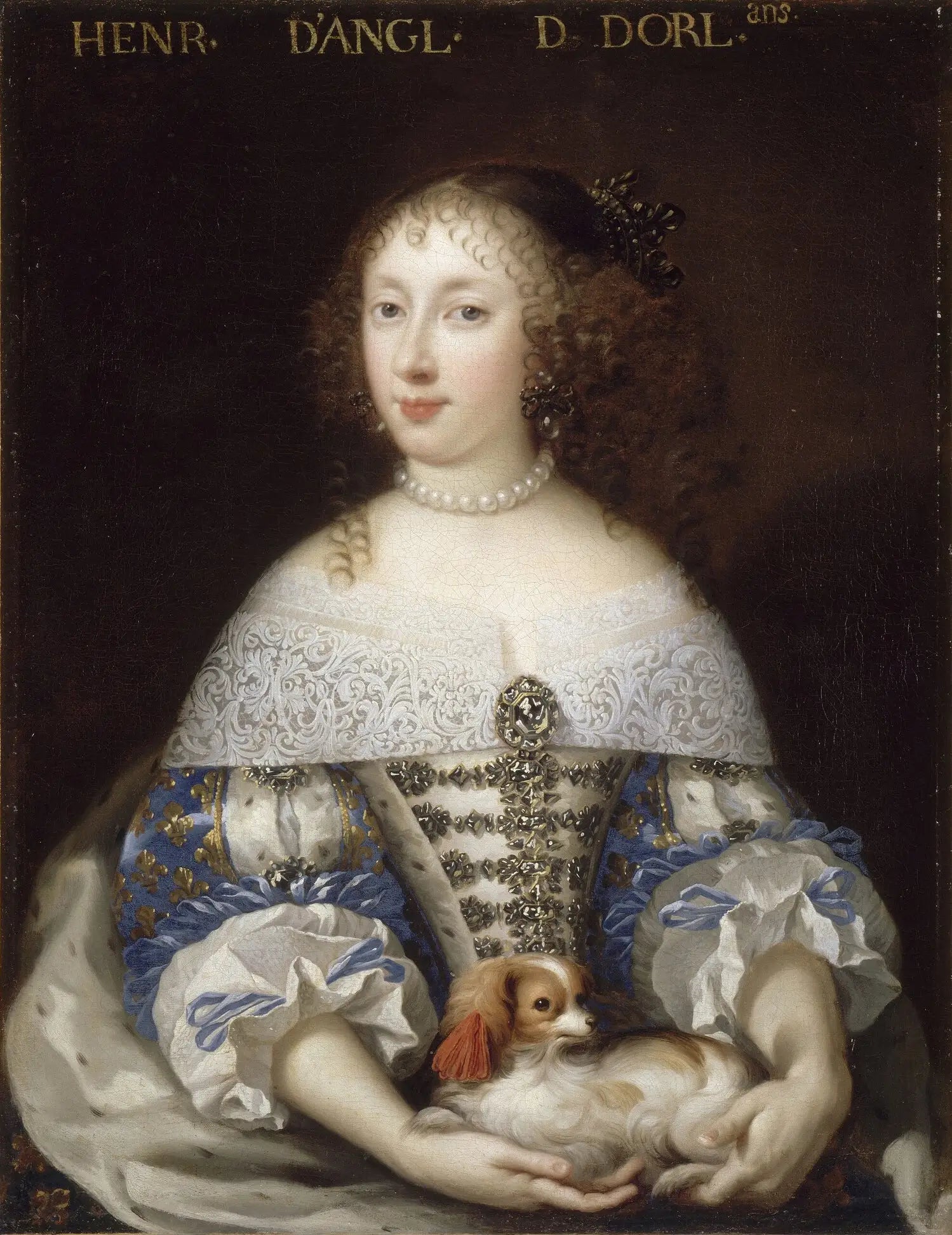 Henriette-Anne d’Angleterre duchesse d’Orléans dite Madame (1644-1670) - Jean Nocret - Alpha Reproduction