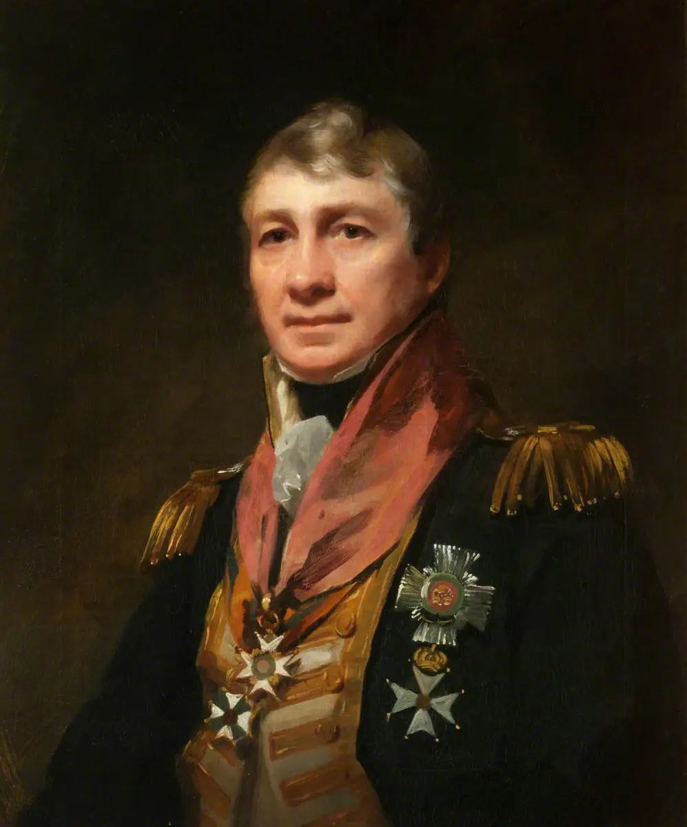 Amiral Sir David Milne (1763–1845) - Henry Raeburn - Alpha Reproduction