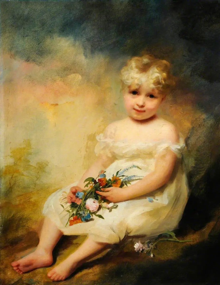 Lady Mary Lyon fille du comte de Strathmore - Henry Raeburn - Alpha Reproduction