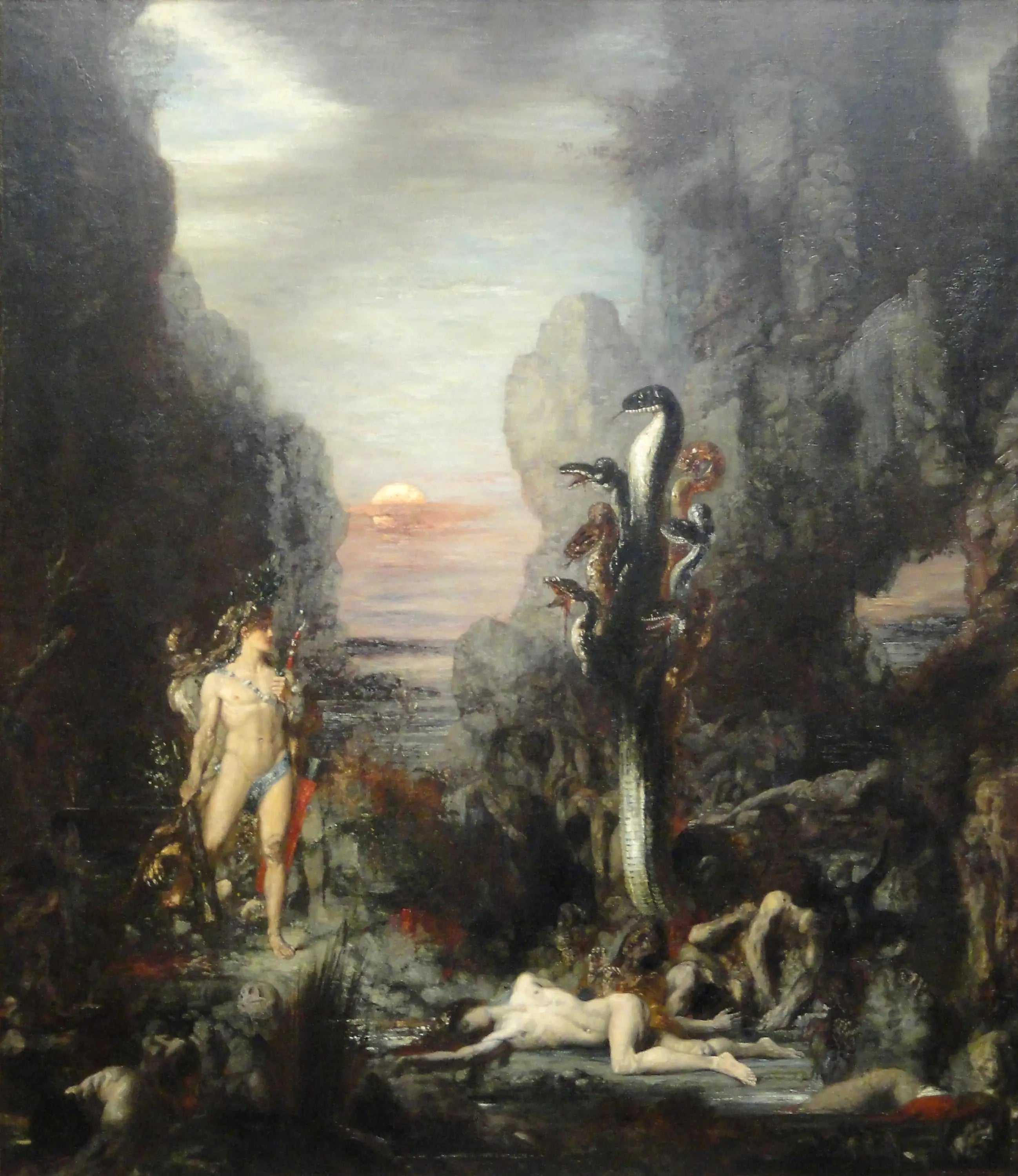 Hercule et l’Hydre de Lerne - Gustave Moreau - Alpha Reproduction