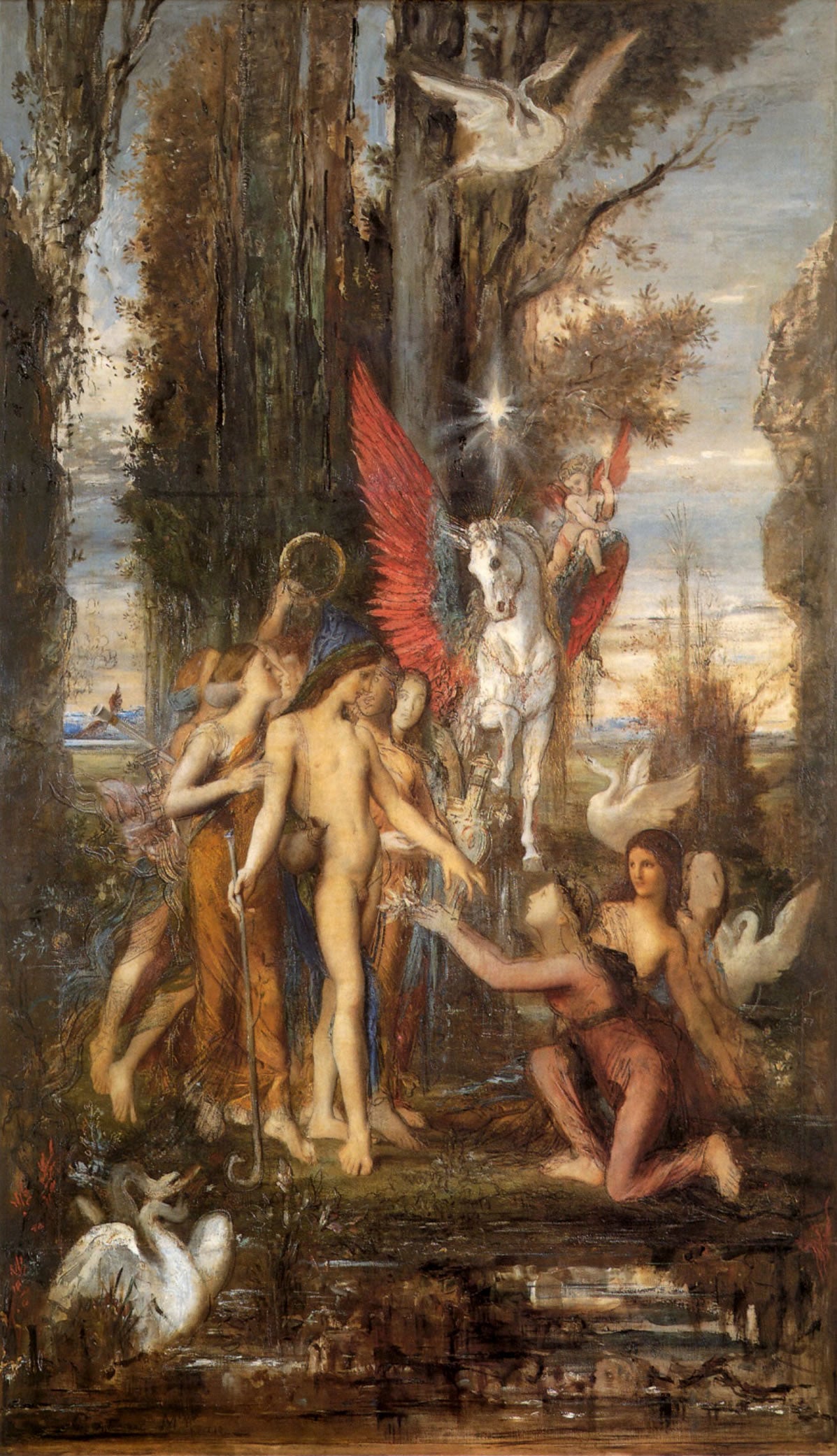 Hésiode et les Muses - Gustave Moreau - Alpha Reproduction