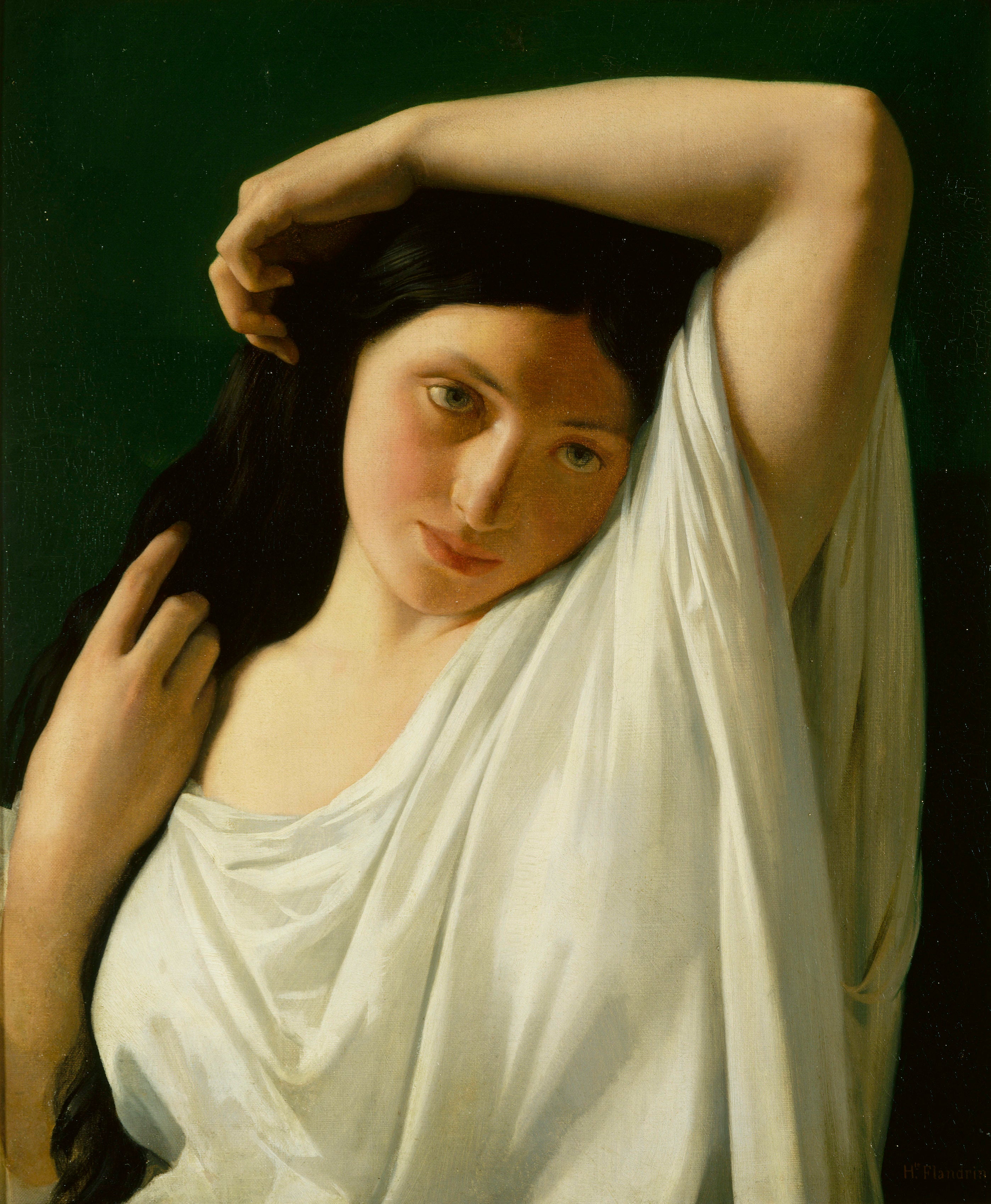 La Florentine - Hippolyte Flandrin - Alpha Reproduction
