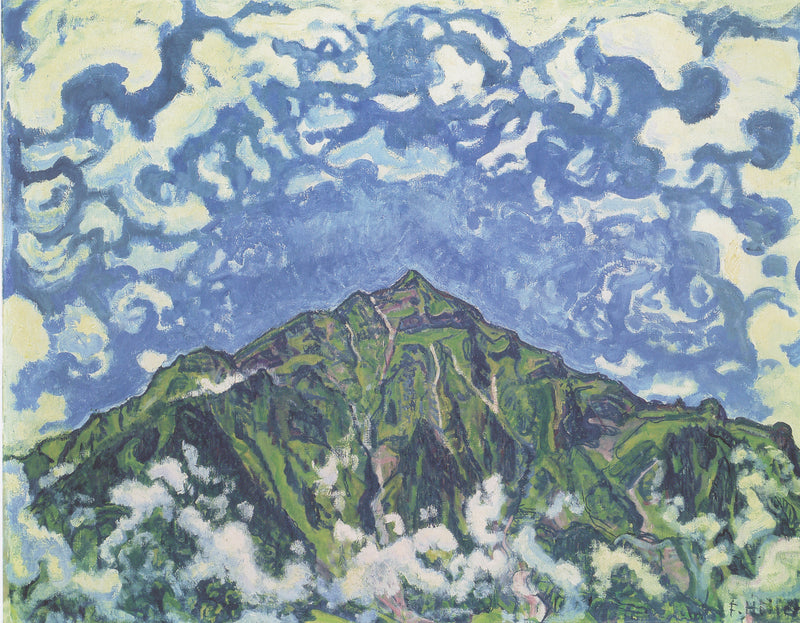Mont Niesen visto da Heustrich - Ferdinand Hodler
