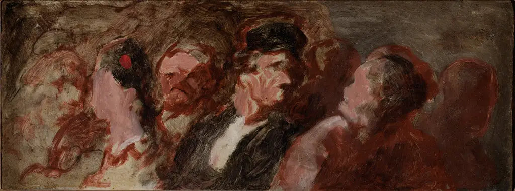 Au Palais de Justice - Honoré Daumier - Alpha Reproduction