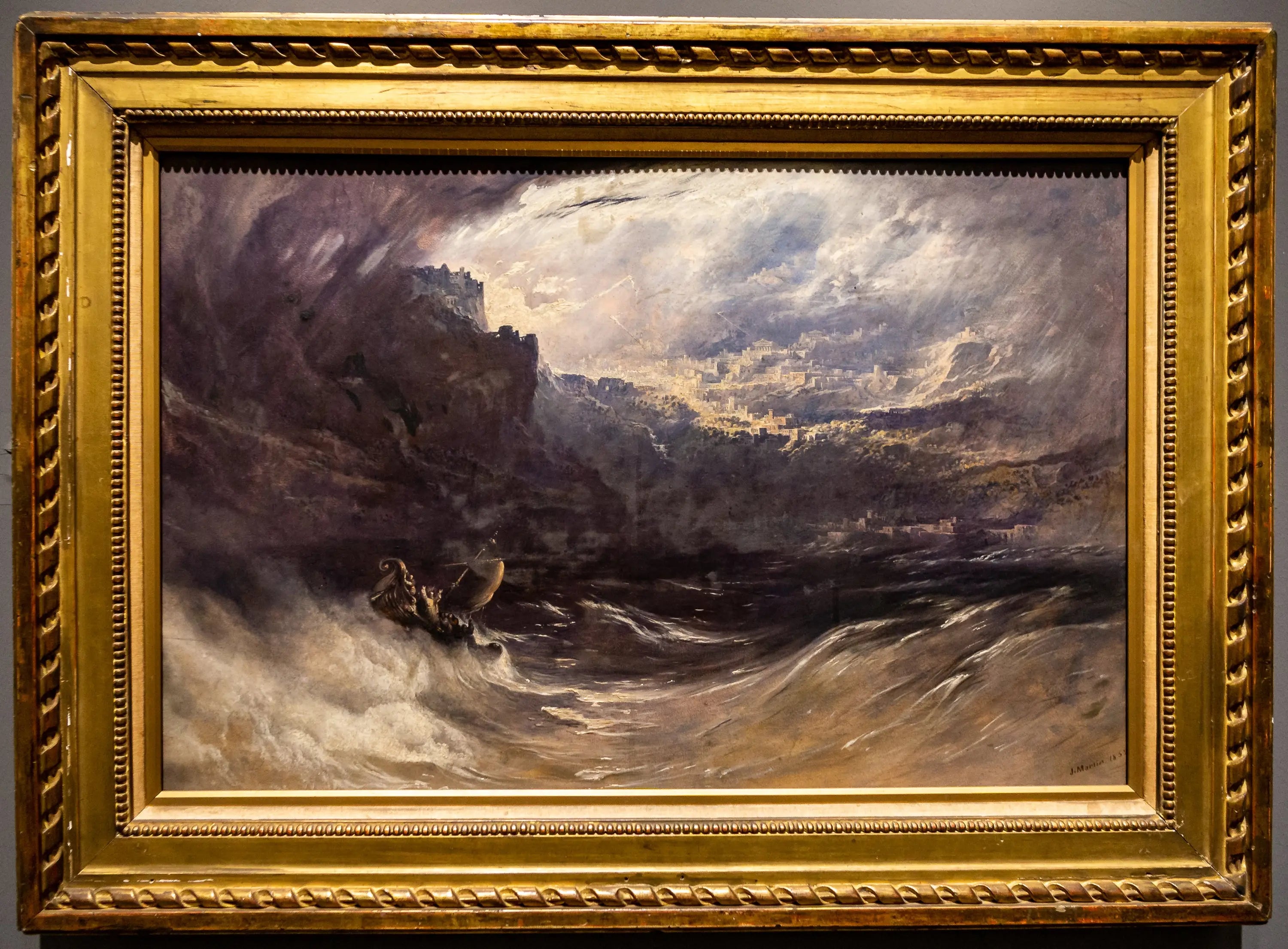 Le Christ apaise la tempête - John Martin - Alpha Reproduction