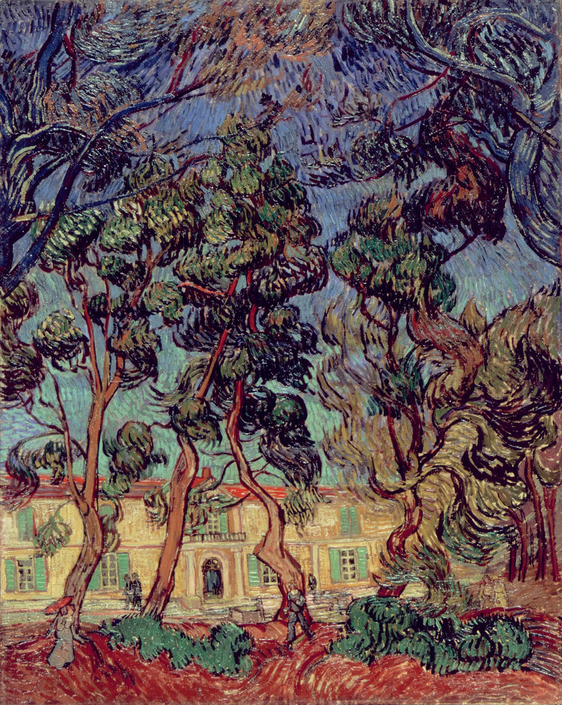 Alberi del giardino dell'ospedale Saint-Paul - Vincent van Gogh