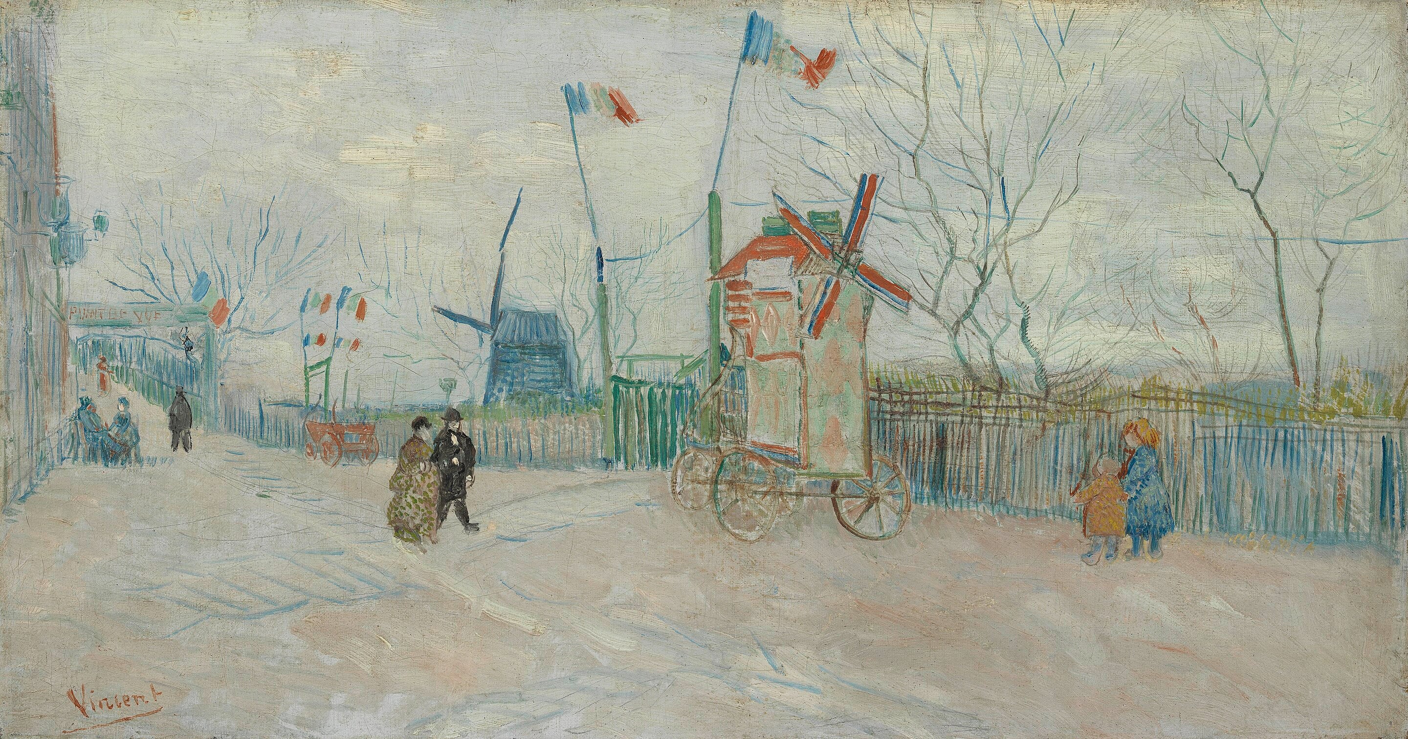 Reproduction du tableau « Impasse des Deux Frères - Vincent van Gogh » par Alpha Reproduction en peinture à l’huile