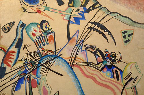 Reproduction du tableau « Improvisation - Vassily Kandinsky » par Alpha Reproduction en peinture à l’huile