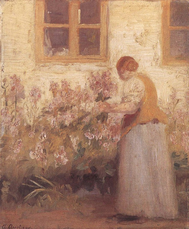 Nel giardino fiorito - Anna Ancher