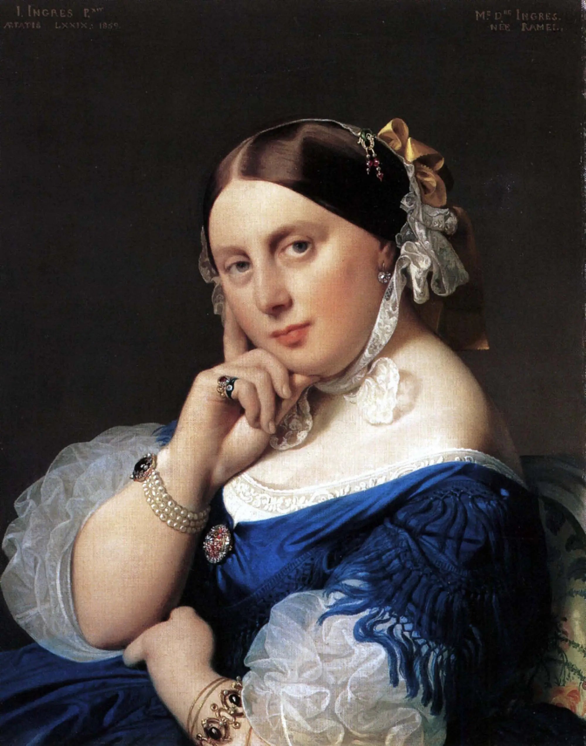 Portrait de Madame Ingres née Ramel - Jean-Auguste-Dominique Ingres - Alpha Reproduction