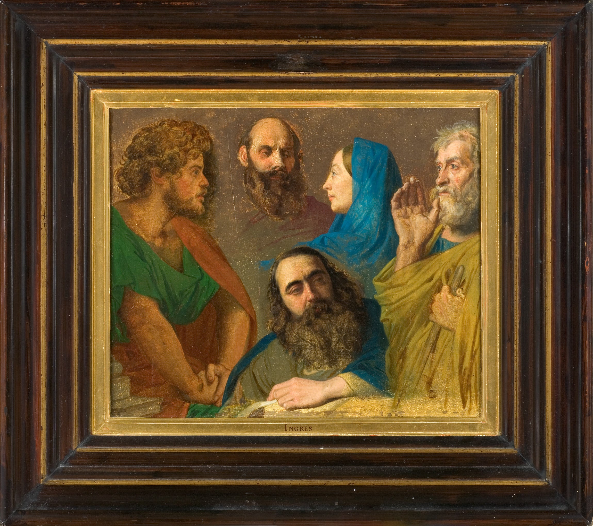 Studio per "Gesù in mezzo ai dottori" - Jean-Auguste-Dominique Ingres