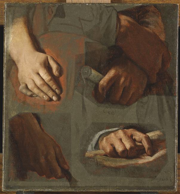 Studi per L'Apoteosi di Omero - Jean-Auguste-Dominique Ingres