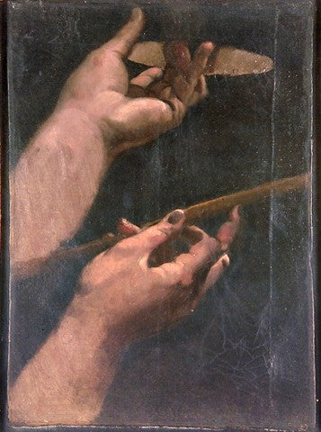 Studio per le due mani di Luigi XIII - Jean-Auguste-Dominique Ingres