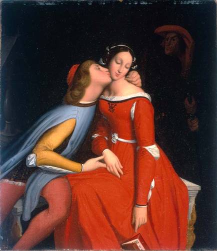Paolo e Francesca - Jean-Auguste-Dominique Ingres